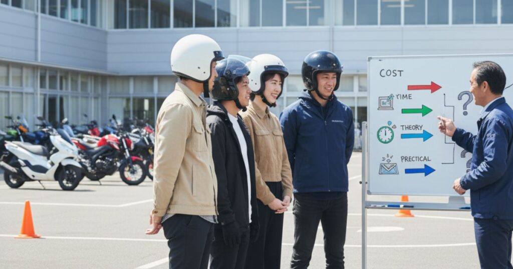 125ccバイクの一発試験費用はいくら？