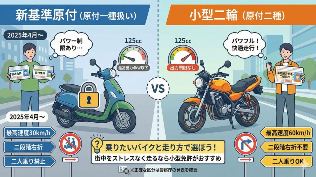 小型バイクの免許費用を比較して損をしない選び方