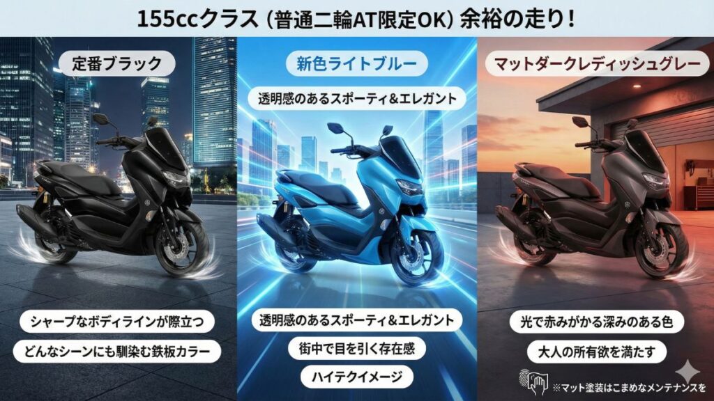 NMAX155の新型2025年モデルのスペックと魅力