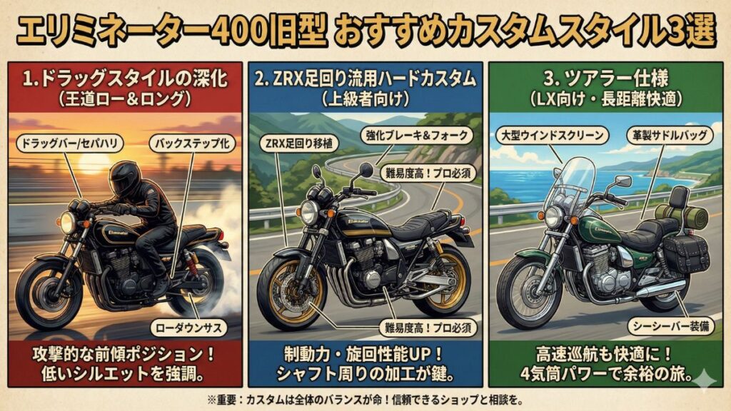 おすすめのカスタムスタイル