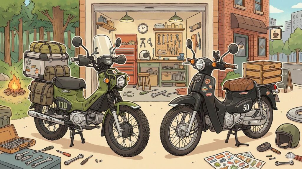 クロスカブ カスタムおしゃれ術！110も50も自分らしい一台に