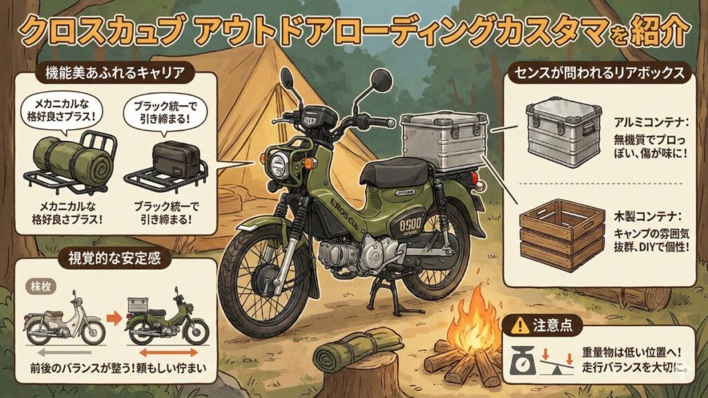 アウトドアを意識した機能美あふれる積載カスタム