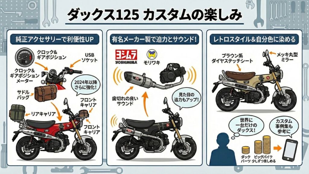 ダックス(改)交渉有り！ ホンダ ダックス125 新型の価格は？納期や新色を徹底解説
