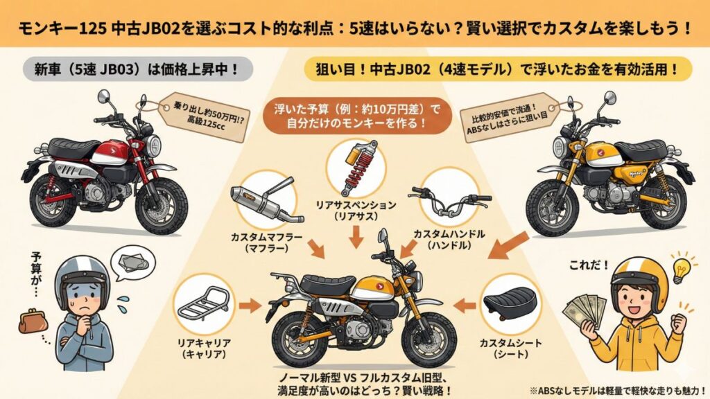 中古JB02を選ぶコスト的な利点