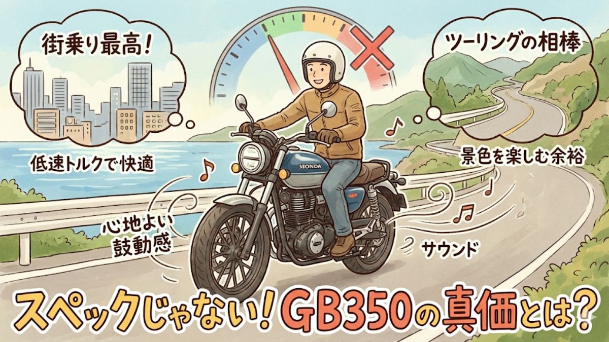 GB350のパワー不足は嘘？後悔しないために知るべき本当の魅力