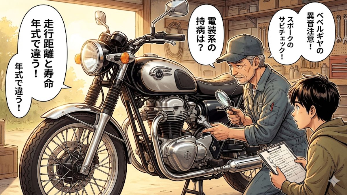 W800の中古選びで失敗しない！注意すべき持病や年式別の違いを徹底解説