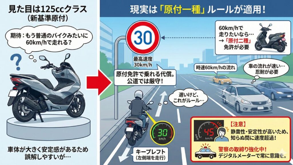 50ccから乗り換える新基準原付のメリットとは