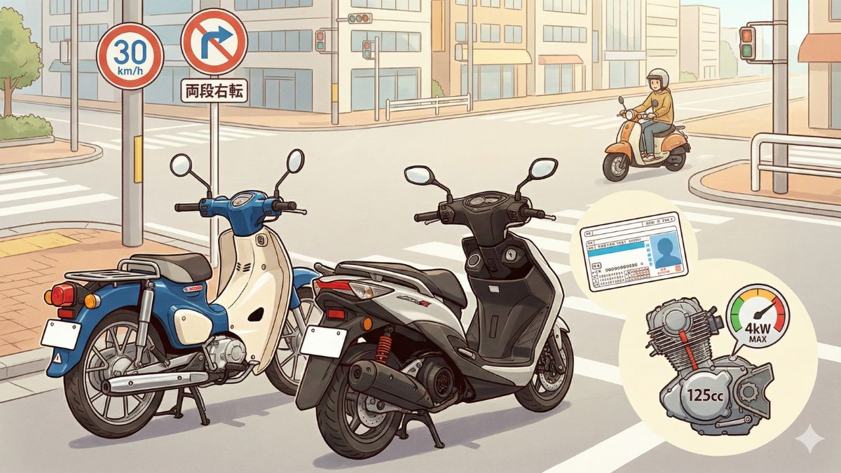 125ccの4kwバイク一覧！新基準原付の免許や車種を解説