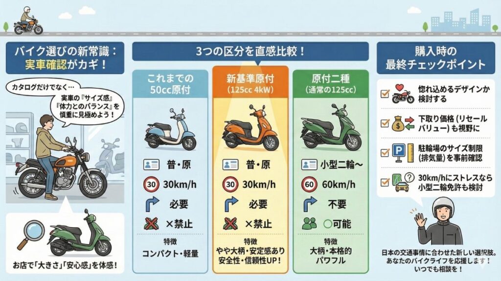 125ccの4kwバイク一覧と失敗しない選び方
