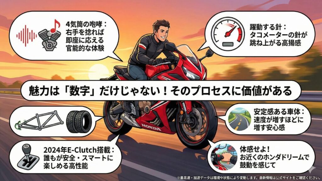 まとめ：CBR650Rの最高速や0-100の魅力