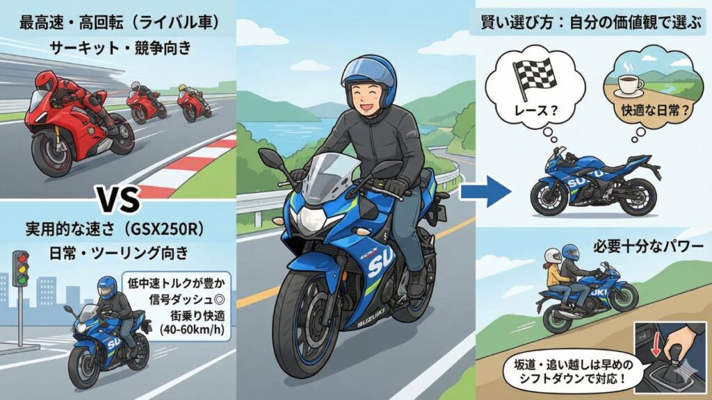 性能面から紐解くGSX250Rの安い理由と賢い選び方
