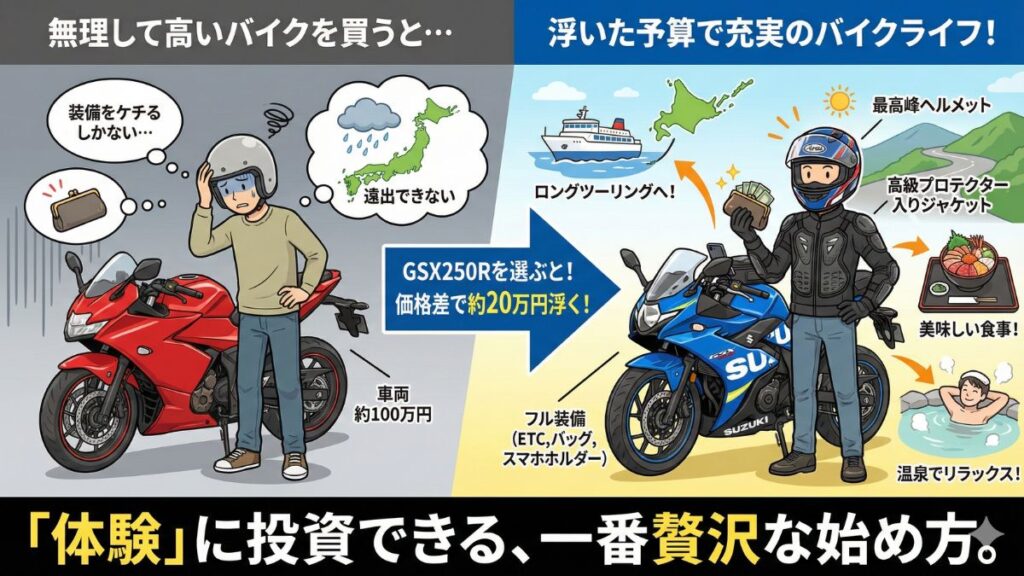 浮いた予算を装備に回せる圧倒的なコスパの高さ