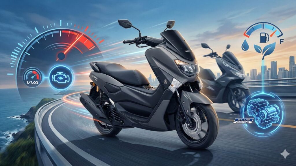 VVAの実力！NMAX 125の最高速と燃費｜PCXとの違いを検証