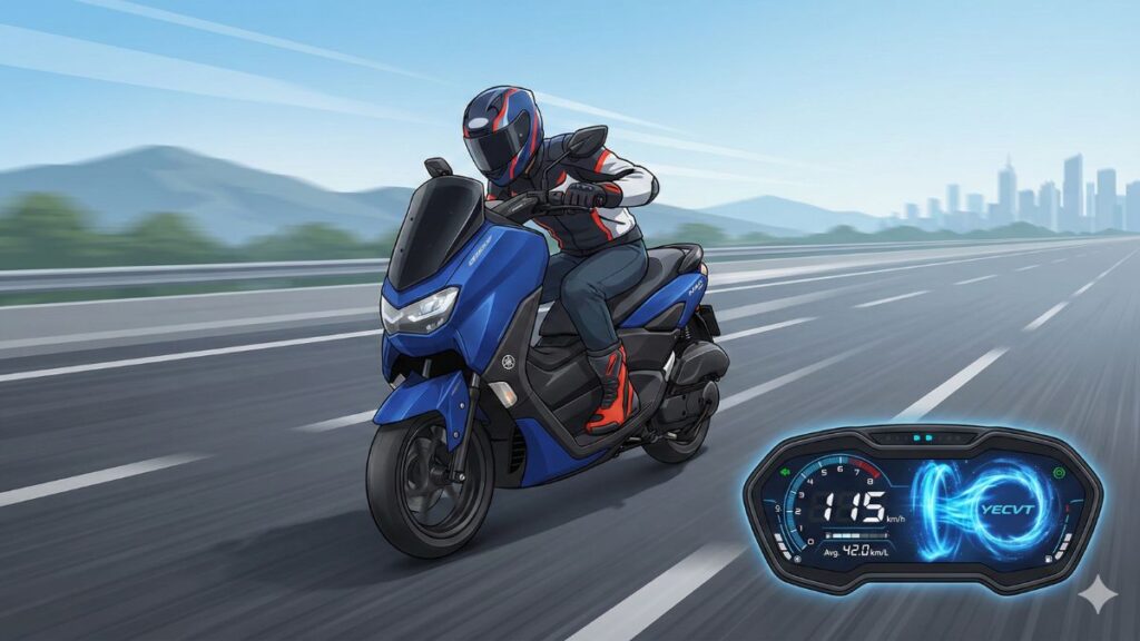 NMAX155の最高速度や燃費を検証！2025年モデルの実力