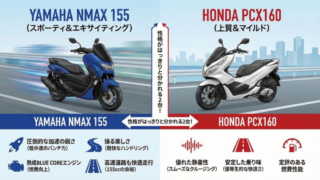 NMAX 155の最高速度や燃費と走行性能の検証