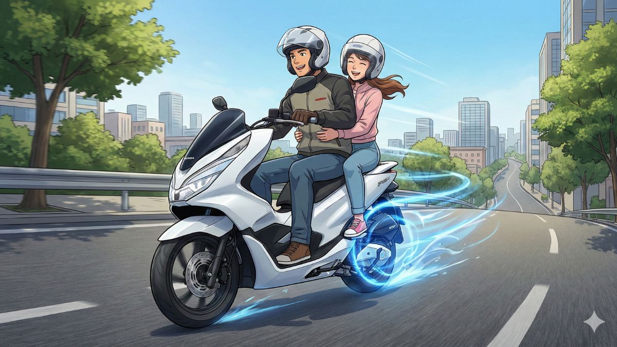 PCX125の2人乗りは馬力不足？加速性能や法律を詳しく解説