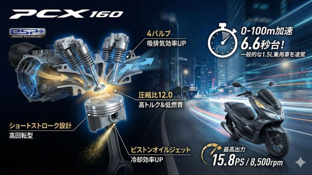 PCX160の最高速やスペックを徹底検証する