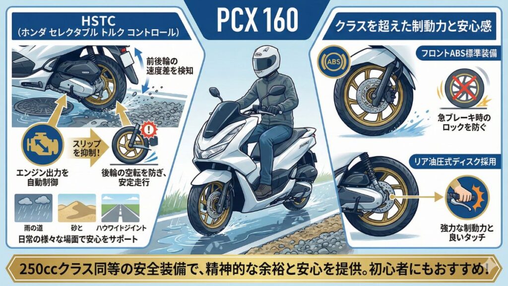 安全性を支えるトラクションコントロールの恩恵