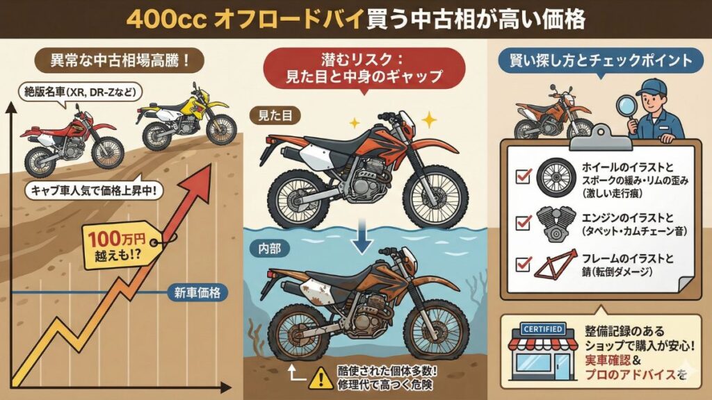 中古相場の高騰とプレミア車両の探し方