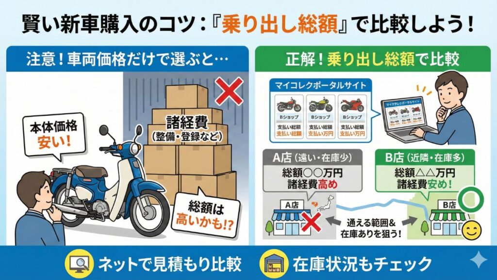 スーパーカブ110の新車を安く買うための基礎知識