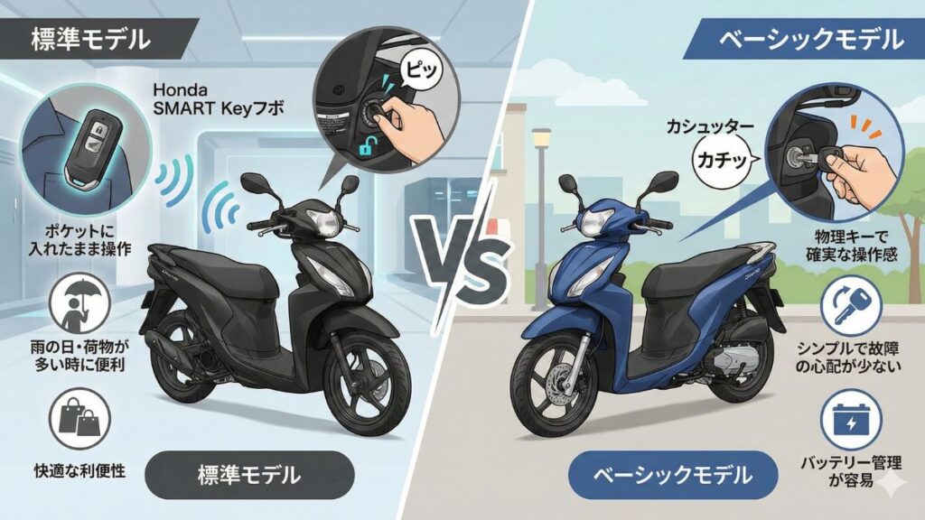 Dio110ベーシックとの違いと二人乗りの全情報