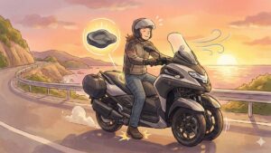 トリシティ300のツーリングがつらい？欠点克服と足つき改善の秘訣