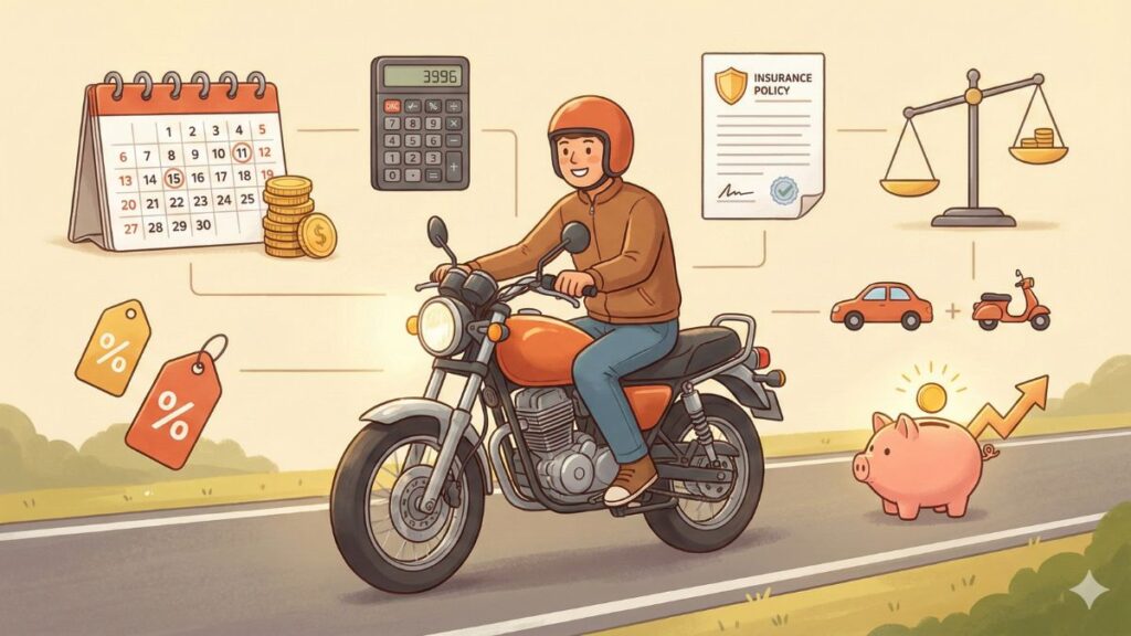 バイクの任意保険の月払いはいくら？相場と安くするコツを解説