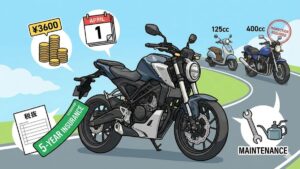 250ccバイクの税金はいくら？維持費や車検なしの魅力を徹底解説