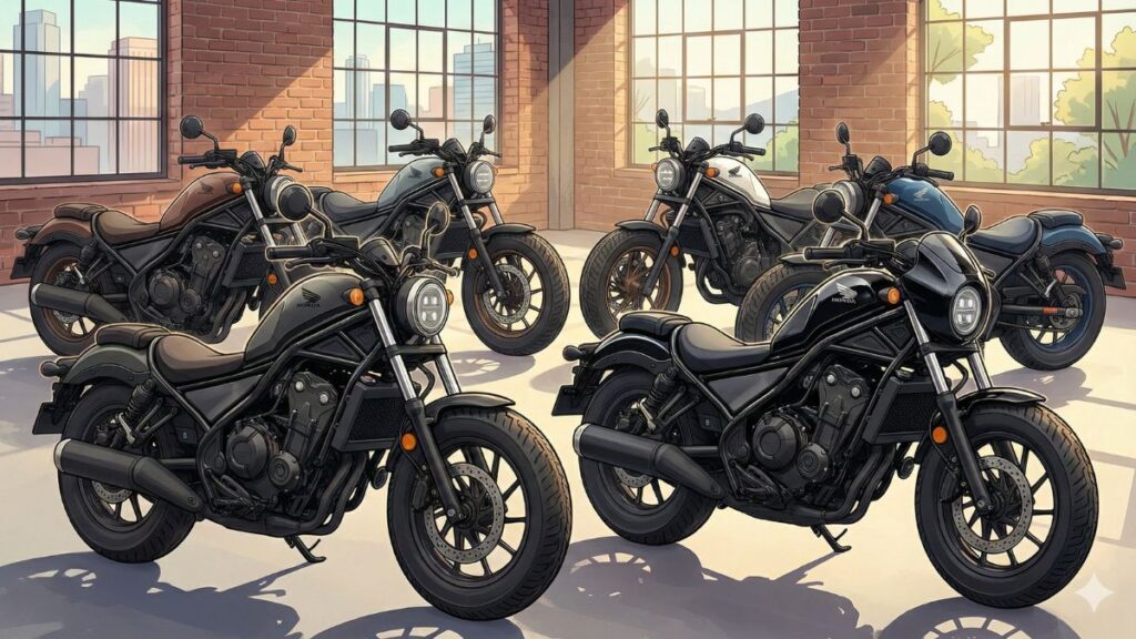 レブル250のカラーを一覧で2025年最新色から歴代人気色まで紹介