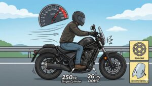 レブル250の最高速や馬力は十分？高速道路の実力を徹底検証！