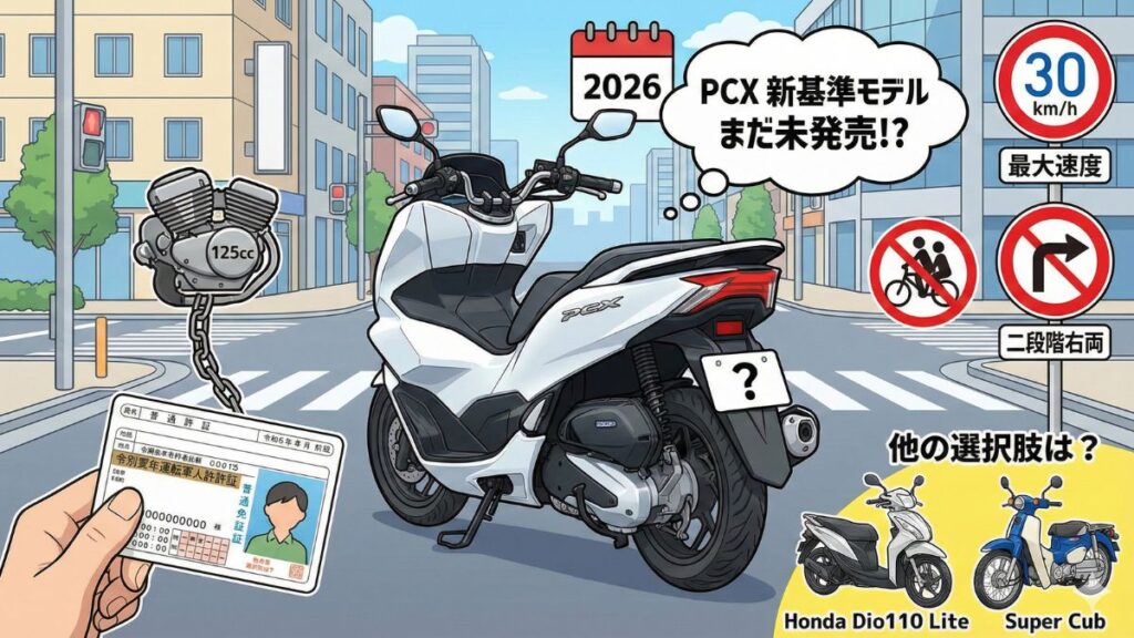 新基準原付のPCXは発売されるのか？