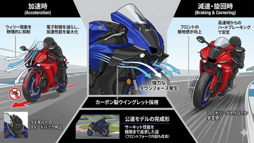 2025年モデルに搭載された最新ウイングレットの機能