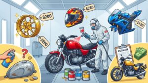 バイクの塗装の値段相場と部位別の費用を徹底解説