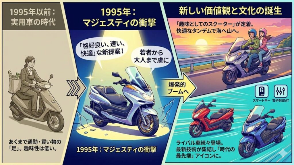 ビッグスクーターが時代遅れと言われる背景と歴史の真実