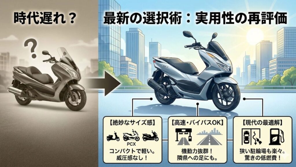 ビッグスクーターを時代遅れと呼ばせない最新の選択術