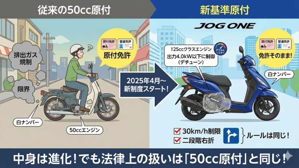 ついに登場！ヤマハの新基準原付JOG ONEの魅力