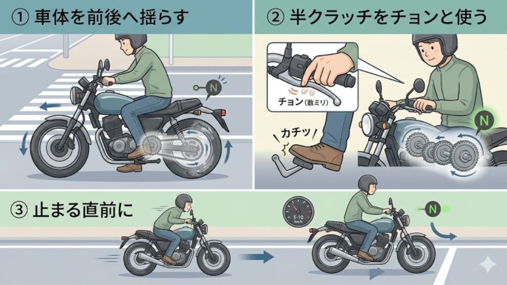バイクのギアが入りにくい時の対策と操作のコツ