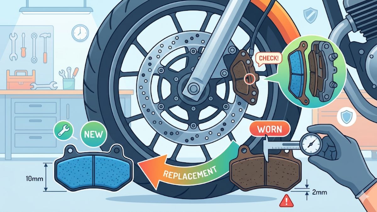 バイクのブレーキパッド交換時期は？寿命の目安や費用を徹底解説