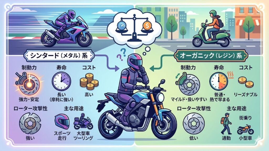 バイクのブレーキパッドの交換時期の費用と方法